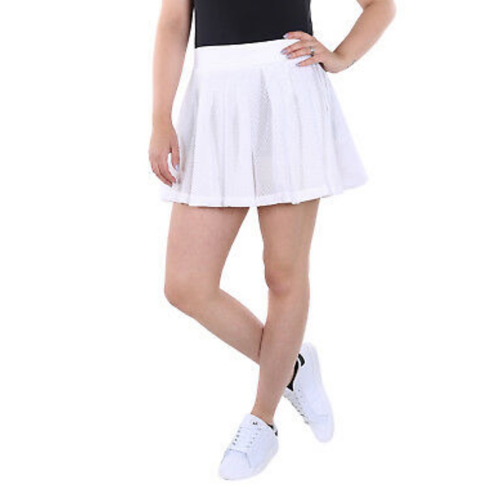 Adidas Women's Pleated Mesh Tennis Skirt - Small